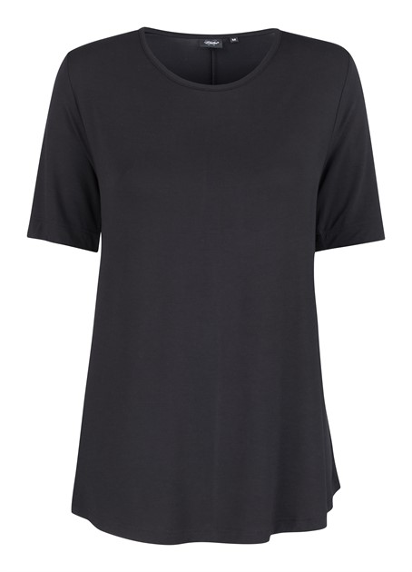 Damtopp i bambu svart st S